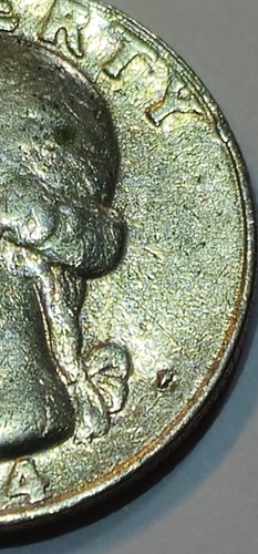 1984P Washington Quarter Filled Minted Error + Multiple Errors - Picture 9 of 24