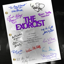 The Exorcist: Autograph Signed Script Reprints- 137 Pages 12 Reprint Autographs