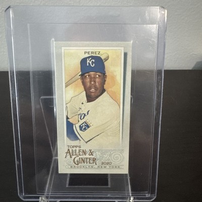 2020 Topps Allen & Ginter's - Salvador Perez #205 Mini Brooklyn Back /25