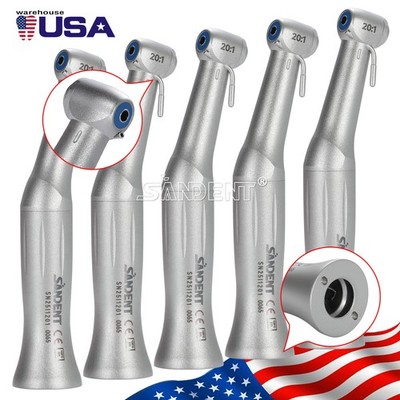 1-5 SANDENT 20:1 Push Type Contra Angle Handpiece Dental Implant Surgery