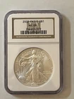 2002 Silver American Eagle, NGC MS 69