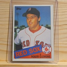 Topps 1985 Roger Clemens #181 Boston Red Sox Baseball Card Rookie