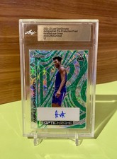 2022 Aminu Mohammed 1/1 RC Auto Leaf Optichrome Proof Kaleidoscope Rookie Hoyas