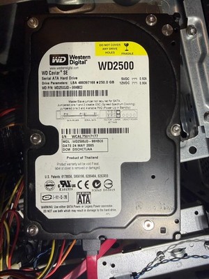 Western Digital WD2500JD-98HBC0 250GB SATA 3Gbps 3.5'' HDD   Caviar SE Hard Drive
