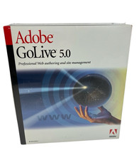 Adobe GoLive 5.0 2000 Full Version for Windows Sealed Box NEW 