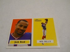 JOSH REED ROOKIE CARD BUFFALO BILLS 2002 TOPPS HERITAGE. rookie card picture