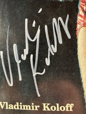 Vladimir サインド・非サインド プレリリースFoil ロシア語 永遠衆、ネヘブ Koloff Nightmare Russian Autograph WWF Photo 8x10 Signed マジック：ザ・ギャザリング