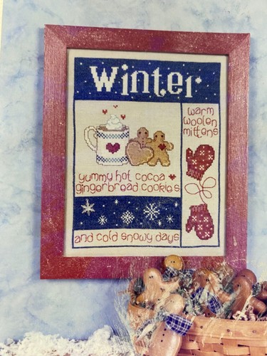 Sue Hillis Designs Graduate & It’s Winter Counted Cross Stitch Patterns W/Charms - Picture 4 of 8
