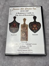 A Beginners Guide to Rosemaling DVD Collection Over 8 Hours Instruction Jansen A