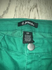 Green Women d.Jeans Size 12P Skinny Jeans