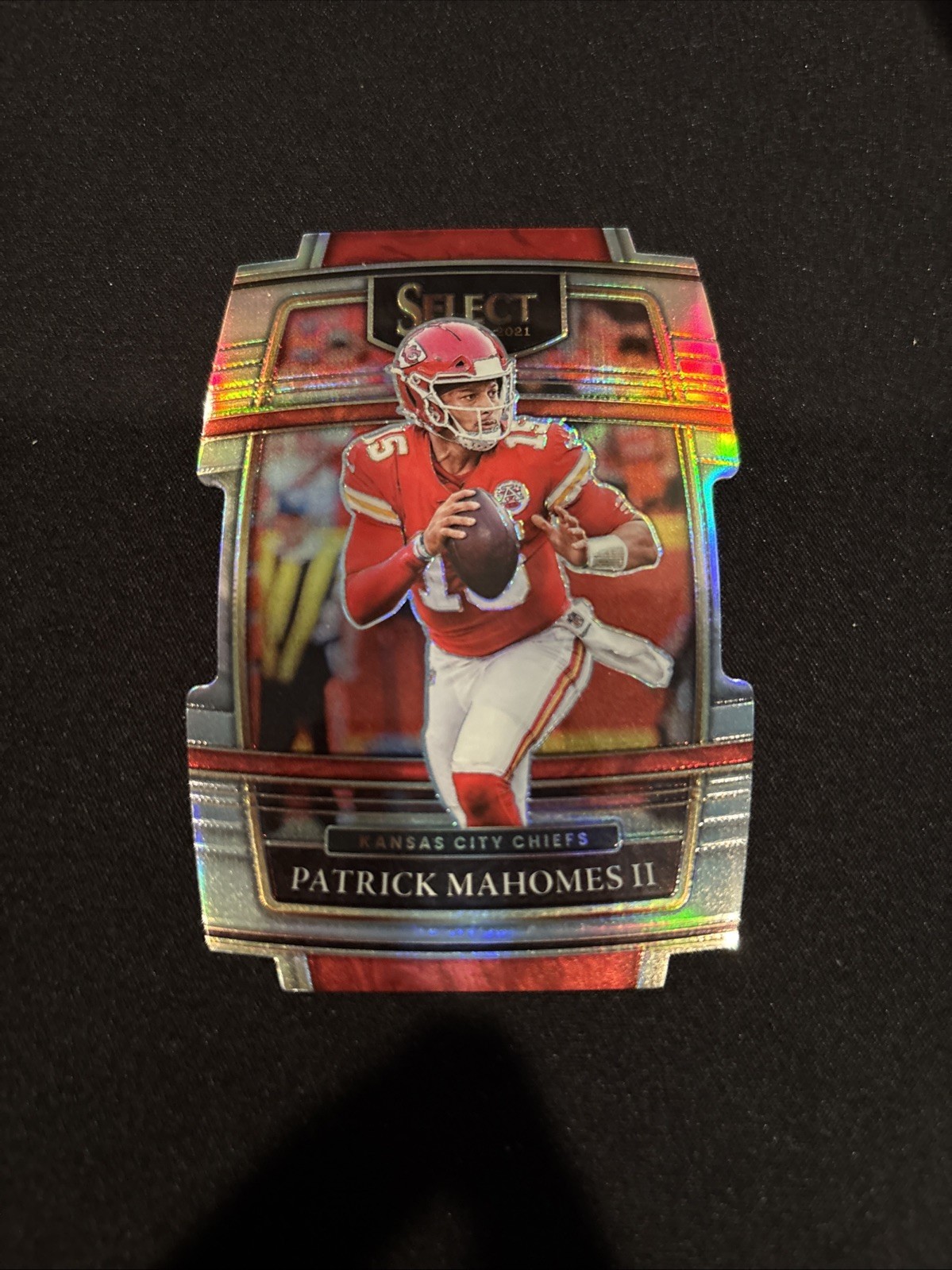 2021 Select Patrick Mahomes Concourse Die Cut Silver Prizm Chiefs