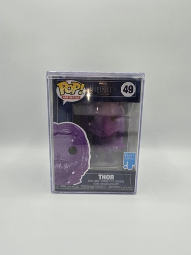 Funko Pop Thor 49 Marvel The Infinity Saga Art Series Purple Vinyl Figure