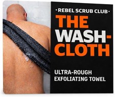 Extra Rough Exfoliating Body Washcloth for Shower   Deep Clean Washcloth for Sho