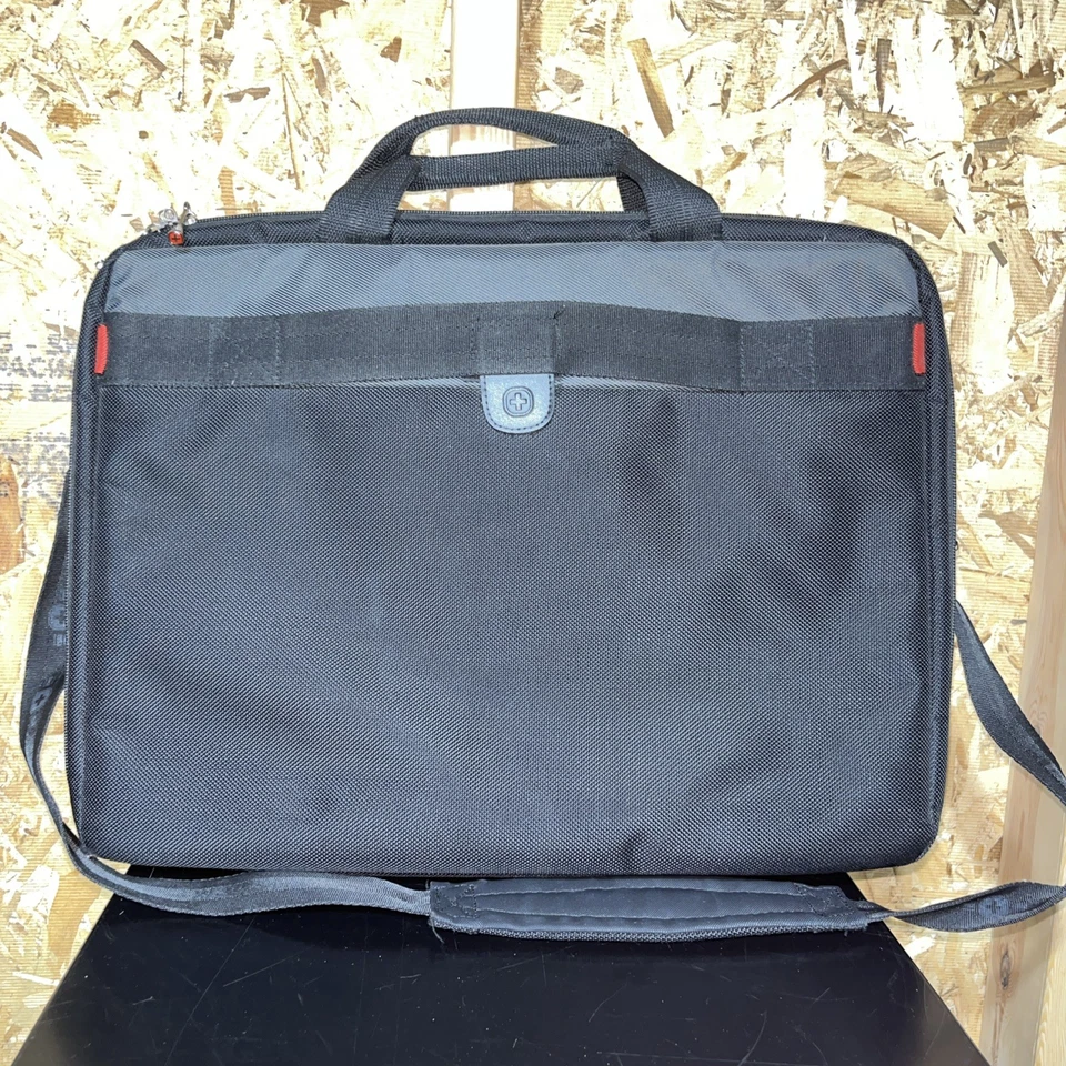 Bolsa de computadora Wenger del ejército suizo cremalleras bolsillos correa Foto 4 de 4
