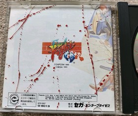 Japanese Sega Mega Cd Final Fight CD  Mega Drive Capcom 