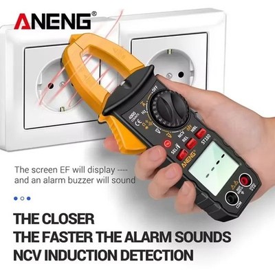 Digitale Stromzange Wechselstrom Multimeter 4000 Stück Spannung Ohm NCV Tester