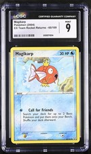 Magikarp Pokémon Pokemon EX Team Rocket Returns - 65/109 CGC 9 Not Stamped on eBay