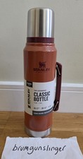 GENUINE Stanley Classic Thermos Flask Vacuum Bottle 1L - 1.1 qt  Hammertone Clay