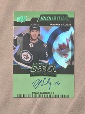 2022 UD CREDENTIALS DYLAN SAMBERG DEBUT TICKET ACCESS AUTO GREEN RC ROOKIE /25