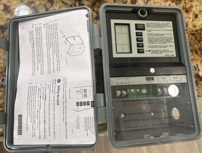 Aube Industrial Programmable Timer - 7-Day, 120V/240V Switchable New-Open Box