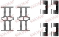 Quick Brake ZubehöRsatz, Scheibenbremsbelag 109-1118 Passend FüR Fiat Honda
