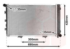 VAN WEZEL Motorkühler Wasserkühler 30002211 für MERCEDES W201 190 201 022 023 VAN WEZEL Motorkühler Wasserkühler 30002211 für MERCEDES W201 190 201 022 023
