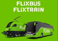 1 x Freifahrt Gutschein FlixBus FlixTrain,  gültig für Deutschland und Europa