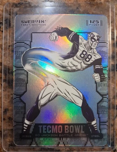 2026 Bo Jackson Battle Arena Tecmo Bowl Swervin Silver Coin Flip Michael Irving