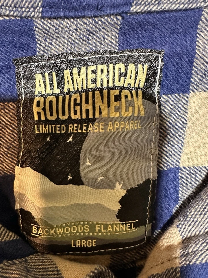 All American cuello áspero AAR Backwoods franela a cuadros para hombre L ropa de trabajo al aire libre 107 Foto 2 de 4