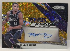 2024-25 Panini Prizm Keegan Murray Fast Break #FB-KMK Gold Disco Auto #5/10 SSP