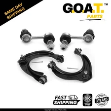 4 PC Front Upper Control Arm & Front Sway Bar Kit for 2009-2014 Acura TL