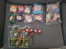 1999 Mcdonald's Tarzan Lot 2 Complete Sealed Sets 7 Straws