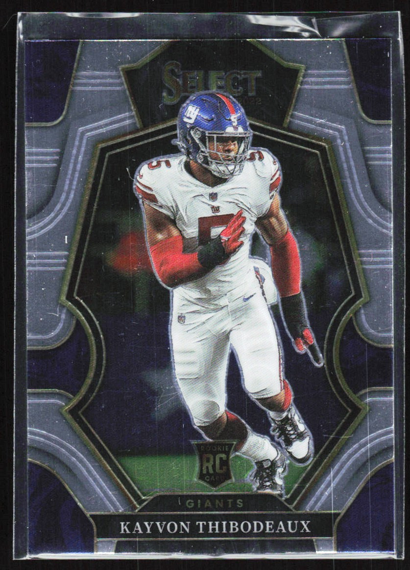 2022 PANINI SELECT KAYVON THIBODEAUX RC NEW YORK GIANTS #175