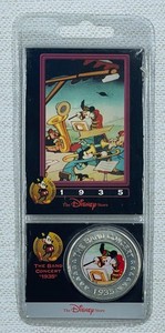 Disney Decades Coin and Card #31 - 1935 "The Band Concert" - NIP