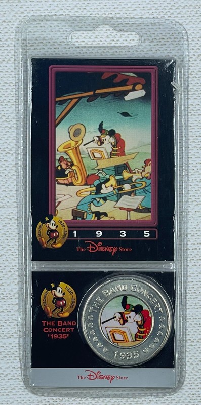 Disney Decades Coin and Card #31 - 1935 "The Band Concert" - NIP