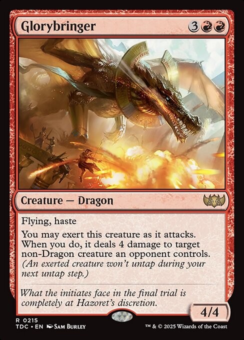 Glorybringer 215 R Normal TDC MTG NM