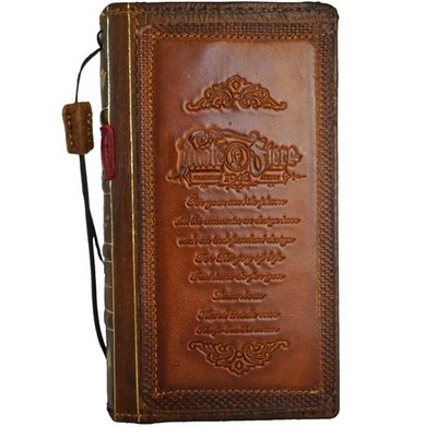 Genuine Leather case for Galaxy s22 S23 S24S25 Ultra Book Tan Note FE Plus Edge