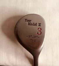 Tour Model II 15* Loft #3 Fairway Wood 17-4 Right-Hand Steel Stiff Shaft Gray