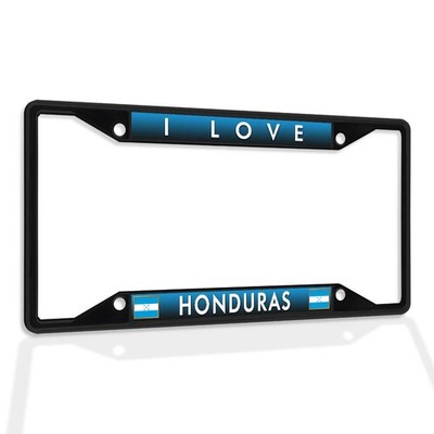 Fastasticdeals Metal Insert License One Size, Black 4 Holes Solid 