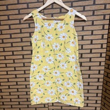 Old Navy Vintage Yellow Floral Cotton Dress‎ Size 1