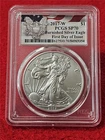 2017-W American Silver Eagle $1 Dollar ASE PCGS SP 70 BURNISHED FDI  #MF-T1323