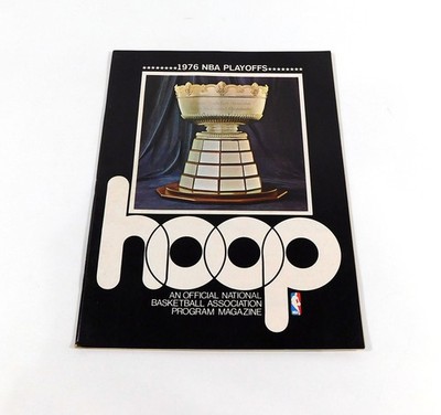 1975-76 Phoenix Suns vs Golden State Warriors NBA Basketball Playoff Program