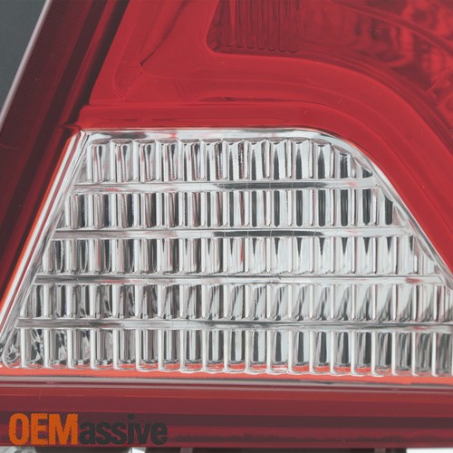 For 2014-2020 Chevy Impala Chrome Red Tail Lights Outer Pair Driver + Passenger - Picture 4 of 5
