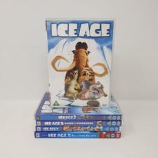 Ice Age 1 2 3 4 5 & Mammoth Christmas DVD Film Bundle Joblot Ice Age