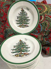 Spode Christmas Tree salad, dessert appetizer great for buffets stock up sale