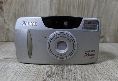 Canon Sure Shot 76 Zoom analoge Kleinbildkamera getestet & funktionsfähig