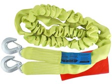 CARMOTION Abschleppseil 3T 4m Elastisch Heavy Duty 2 Haken