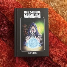 RARE Old School Essentials Classic Fantasy Rules Tome Hard Cover