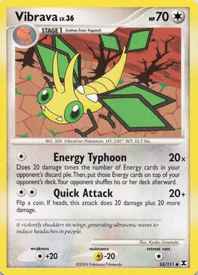 Vibrava Uncommon Normal Rising Rivals 53/111 NM
