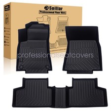 Fits 2020-2025 Mercedes-Benz GLB Class TPE 3D 2 Row Floor Mats Liner Set Black